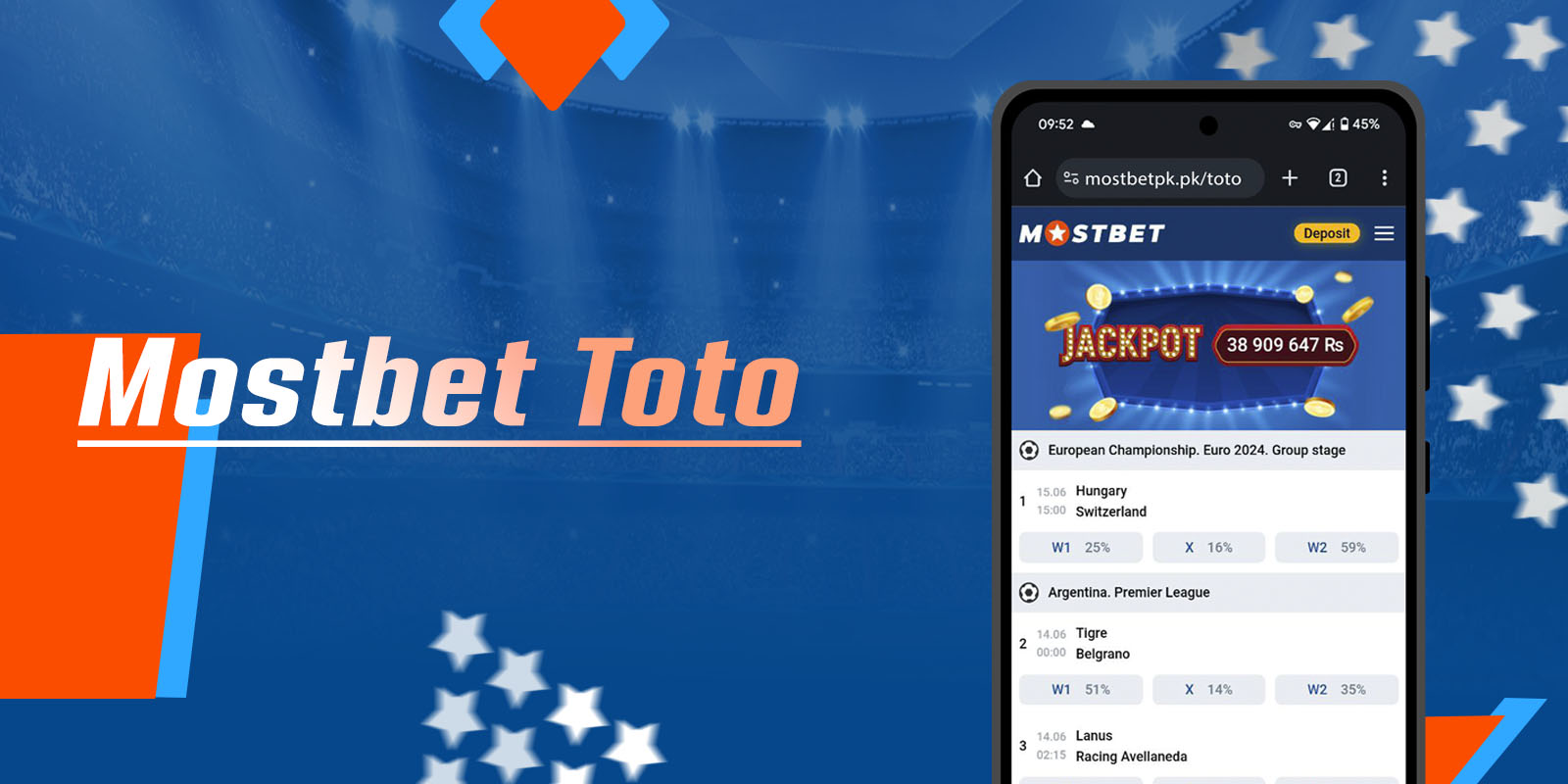 A native totalisator - Mostbet Toto